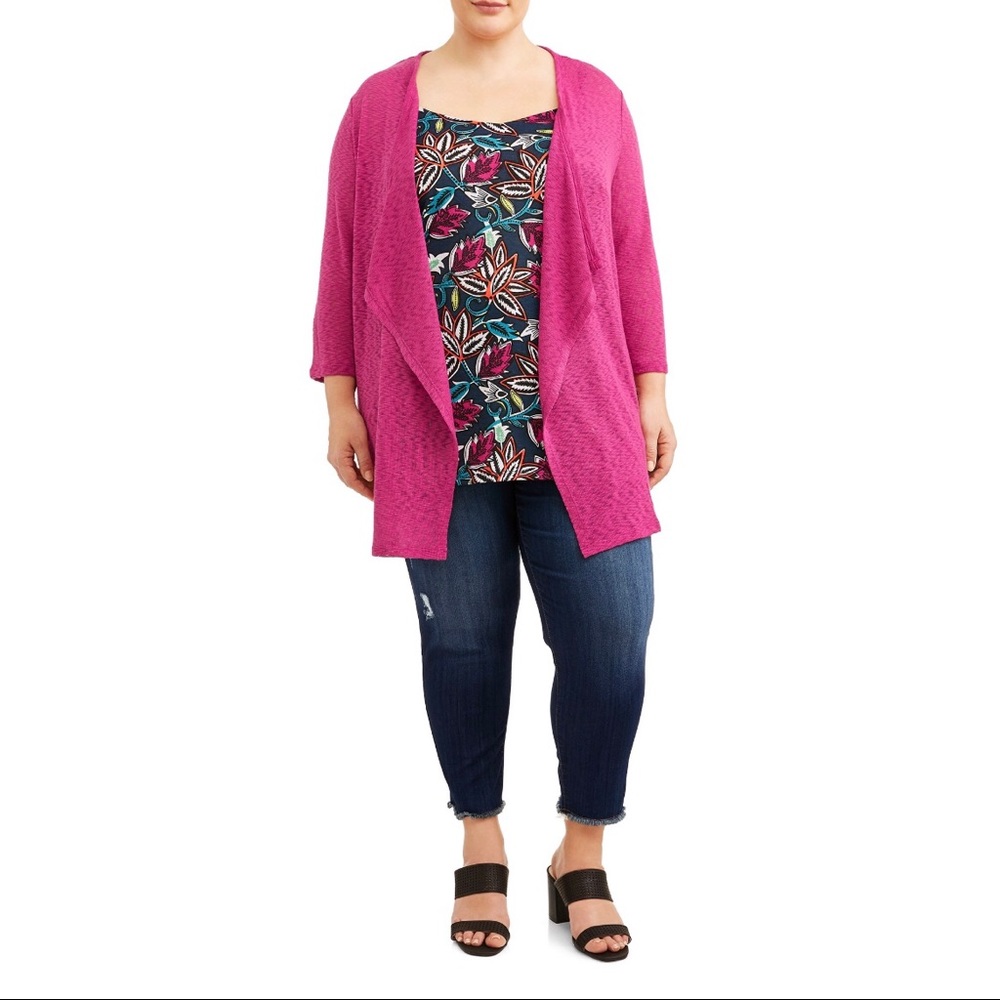 Cardigan Set, Magenta